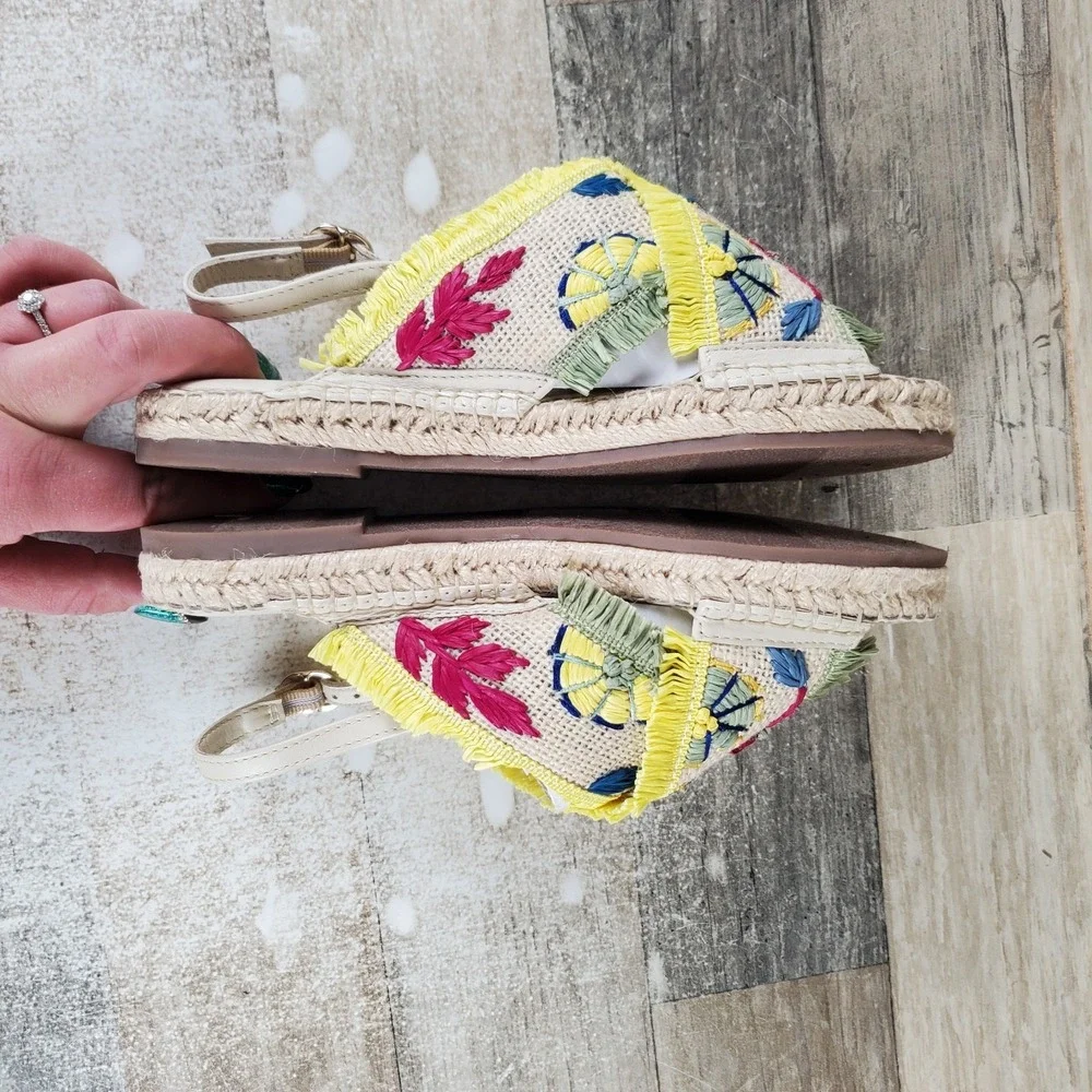 Sam Edelman Kayden Kids Sandals Sz 3 M Pink Floral Beach Adjustable‎ Ankle Strap